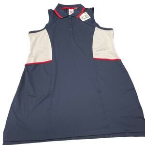 Puma Volition Beaufort Golf Dress Large NWT Navy Sleeveless MSRP $100